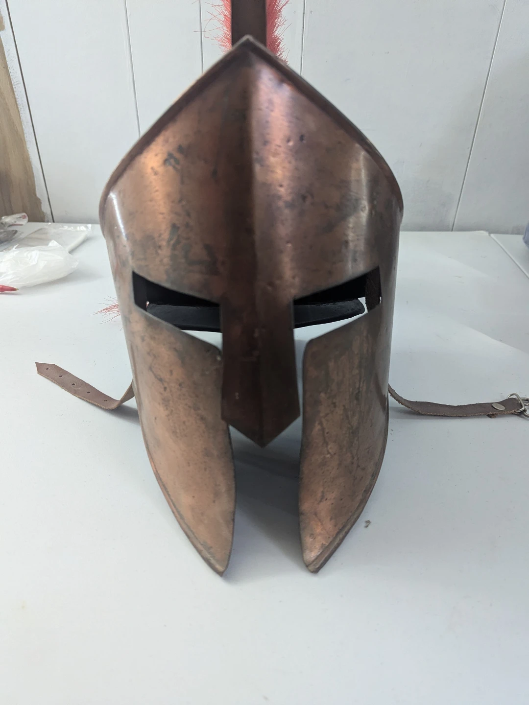 Spartan Helmet with Red Plume - photo 5