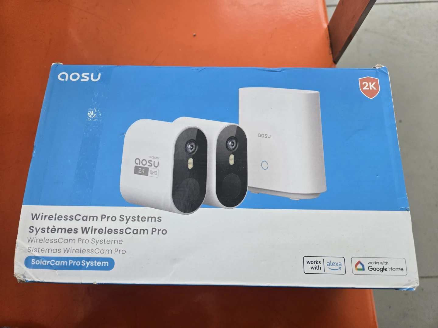 Aosu WirelessCam Pro Systems 2K QHD Security Cameras