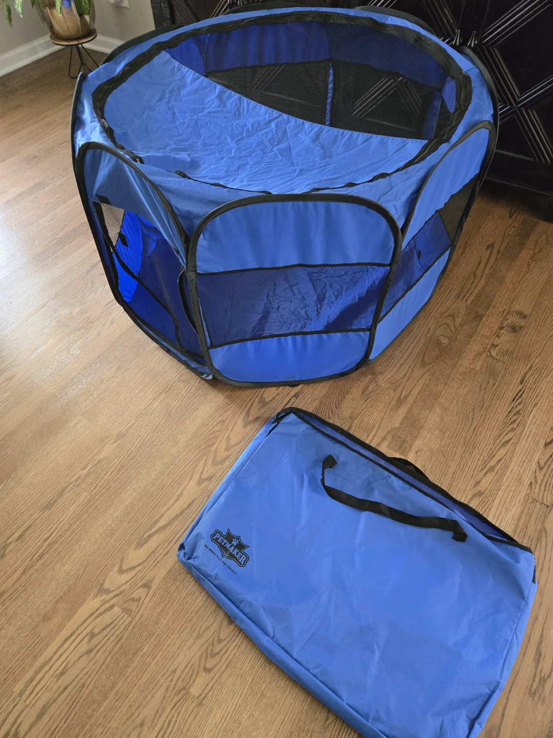 2 door soft sided, collapsible dog or cat playpen