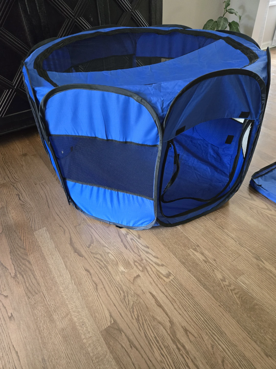 2 door soft sided, collapsible dog or cat playpen - photo 2