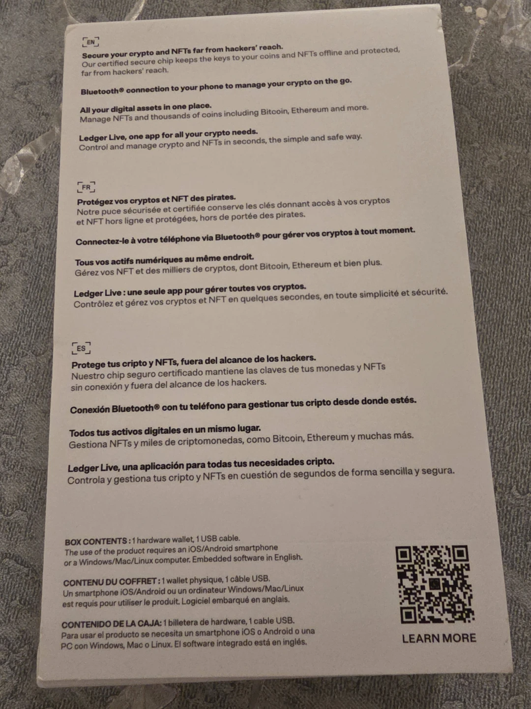 LEDGER NANO X CRYPTO WALLET - photo 2