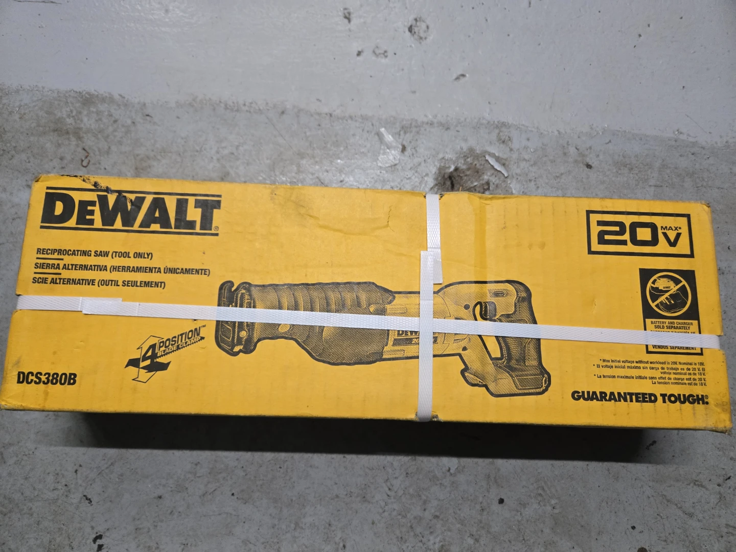 DeWalt DCS380B 20V MAX Reciprocating Saw (Tool Only)