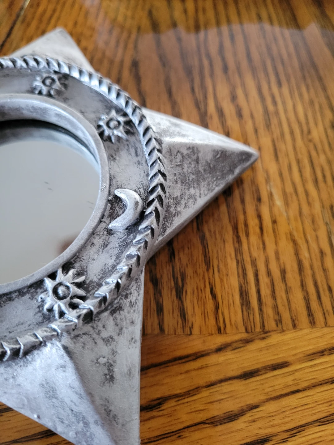 Celestrial Star Mirror with Moon and Sun Accents - photo 2