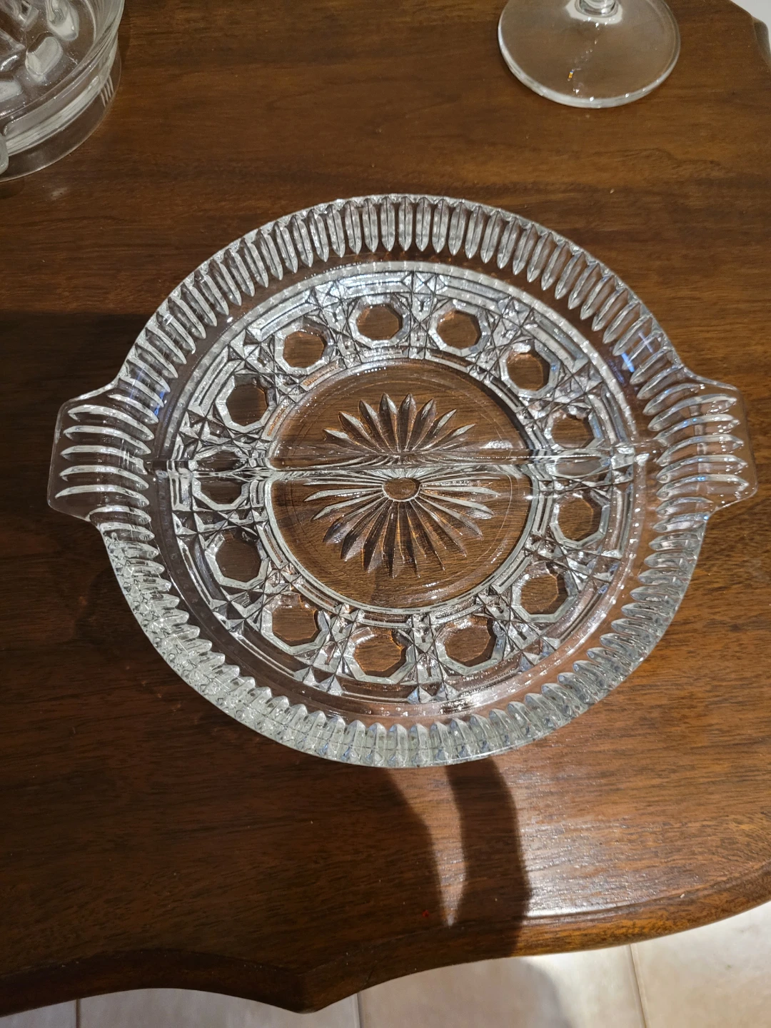 Glass Serving Dish with Handles