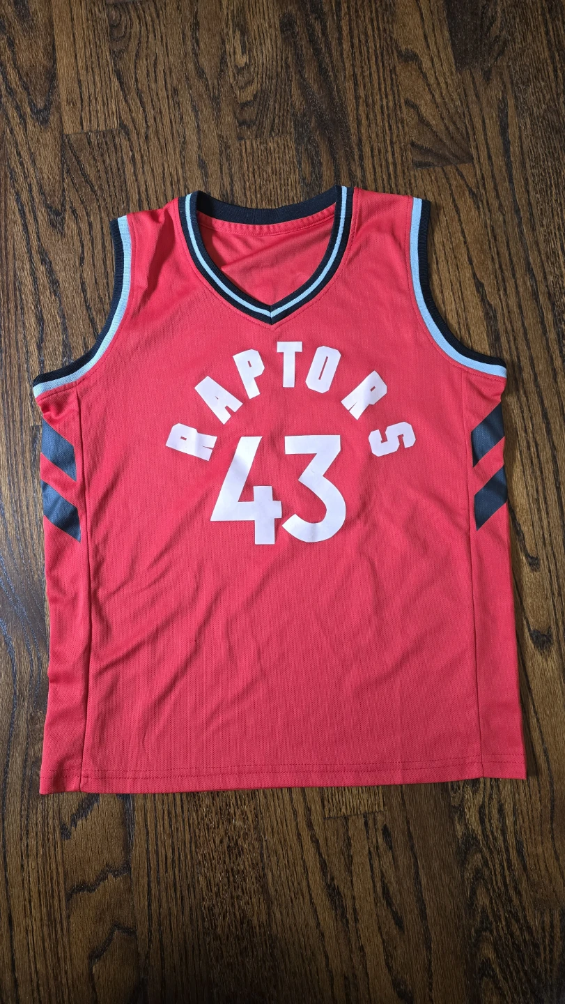 NBA Toronto Raptors "Raptors 43" Jersey and Shorts Set 12Y - photo 2