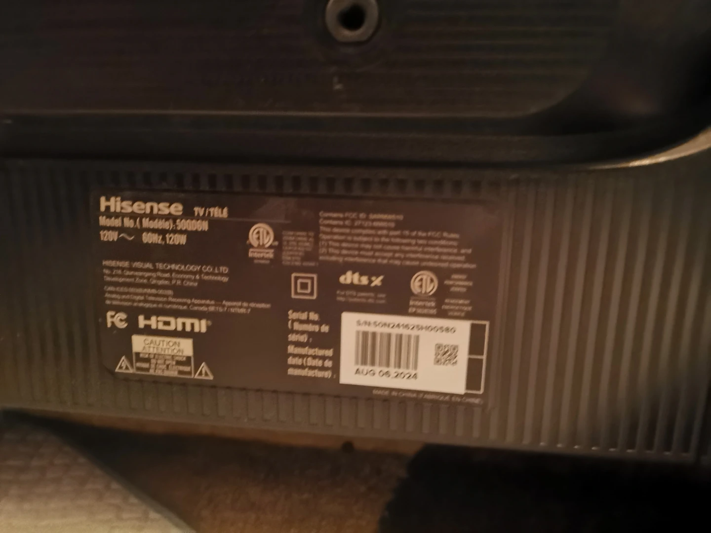 Hisense 50" QLED