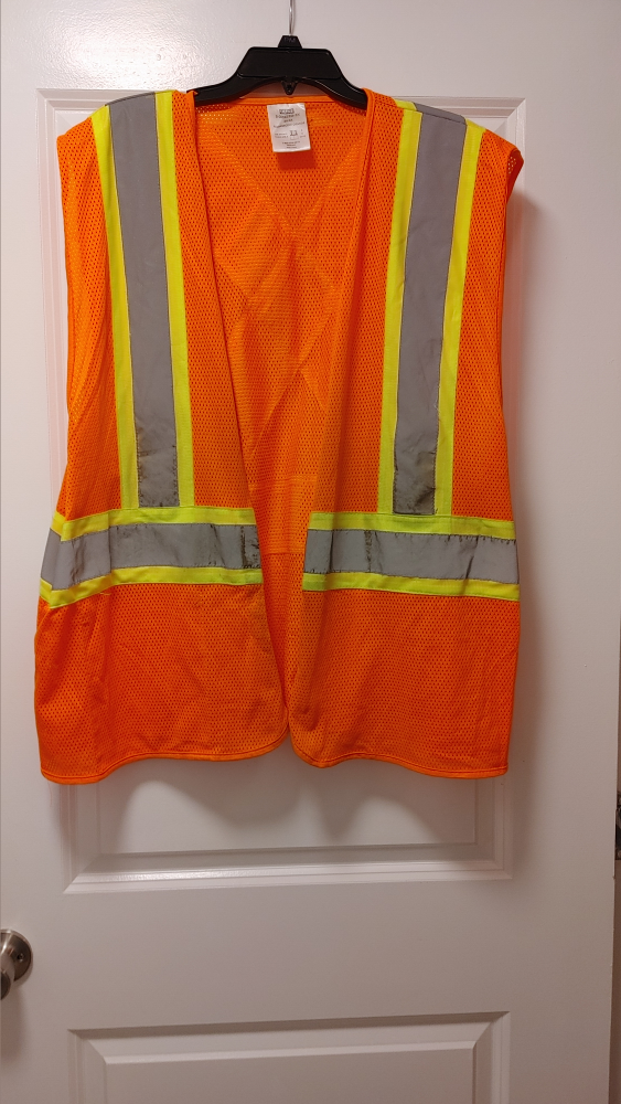 Fluorescent Orange Safety Vest