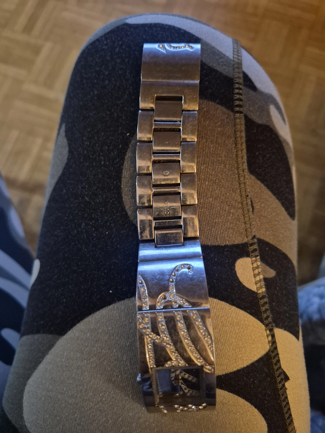 Guess Women's Rhinestone Cuff Watch - photo 4