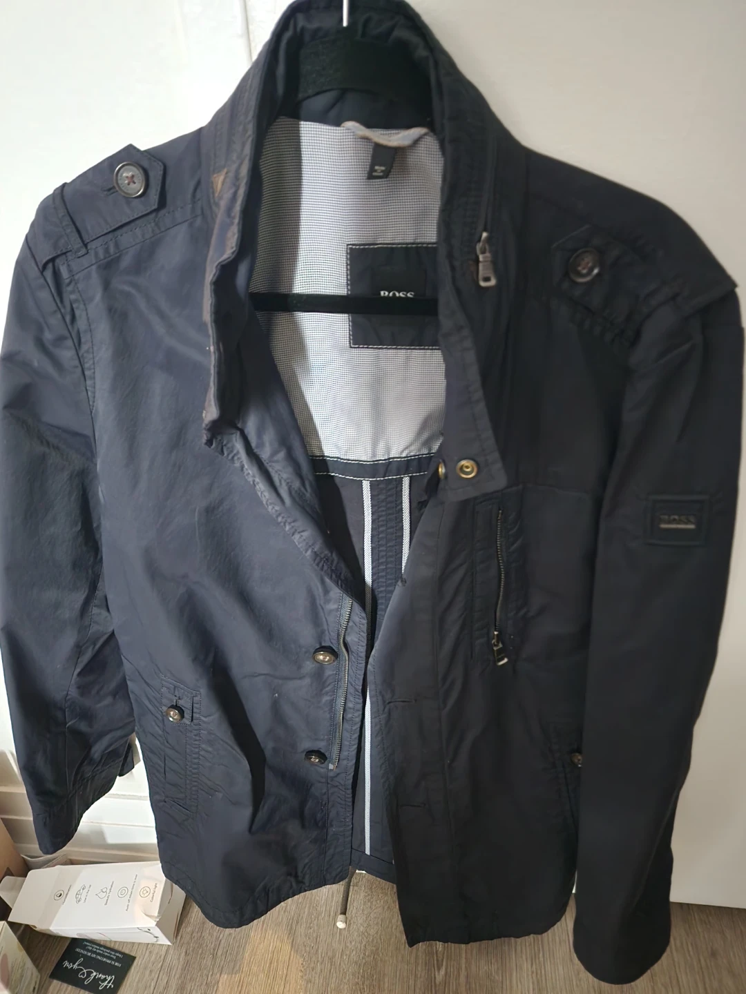 BOSS Navy Lightweight Jacket - photo 4