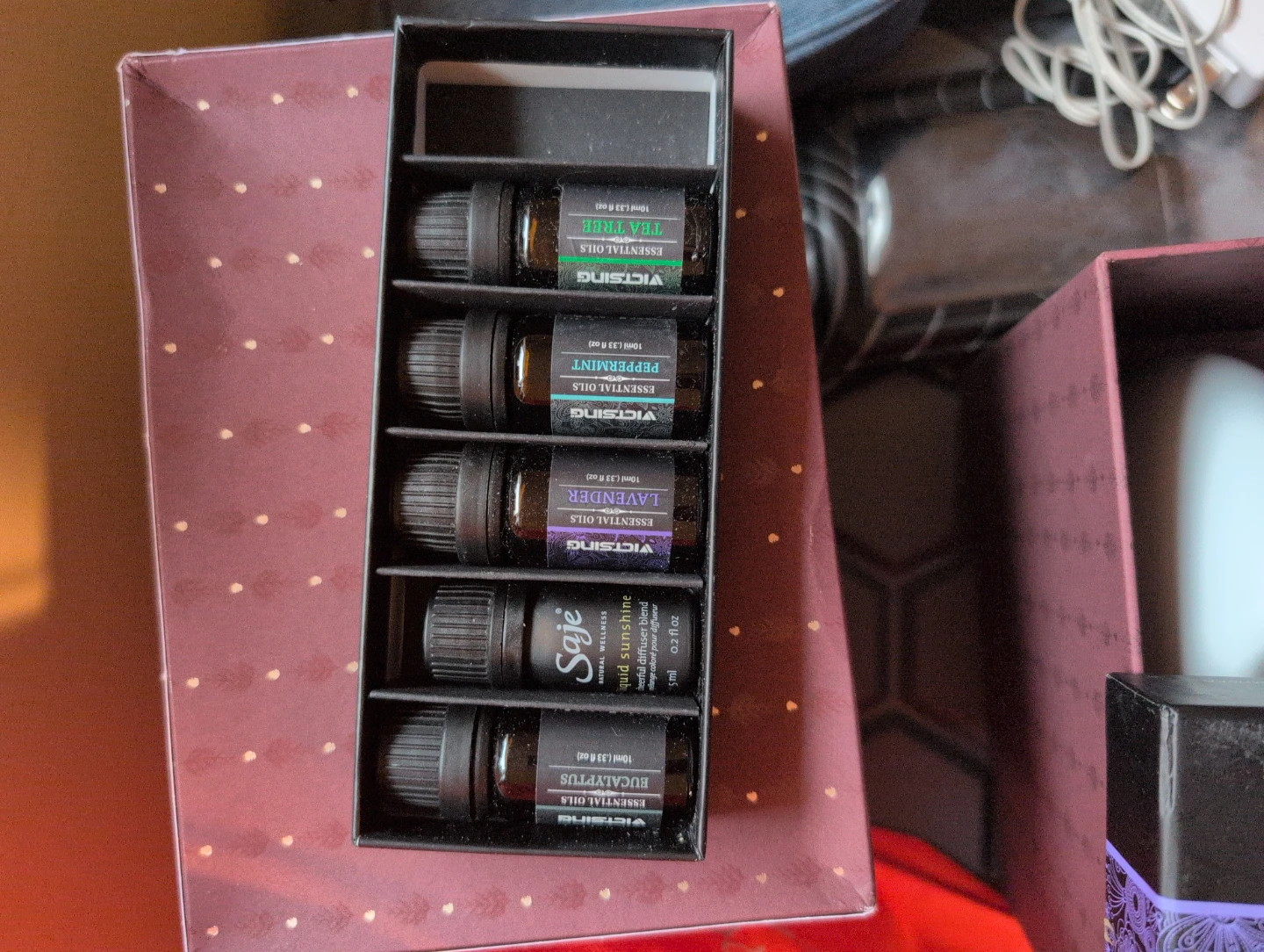 Saje AromaBreeze Essential Oil Diffuser with assorted oils - photo 2