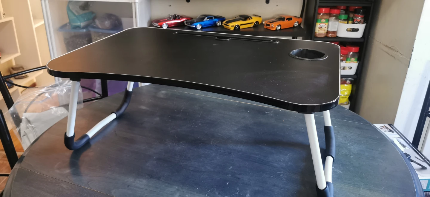 Black Lap Desk with Cup Holder - photo 2