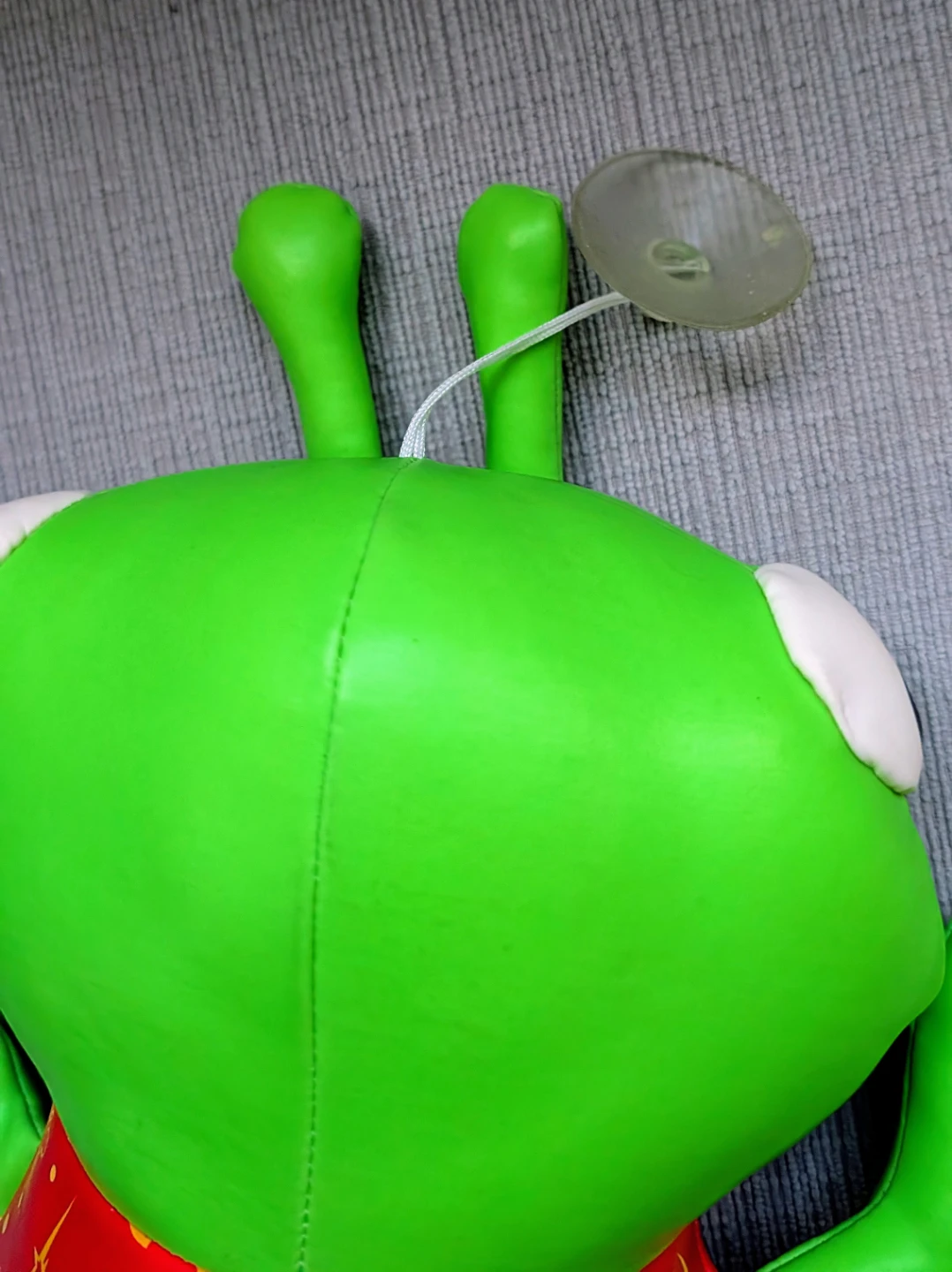Green Alien Plush Toy with Suction Cup for Hanging - photo 2