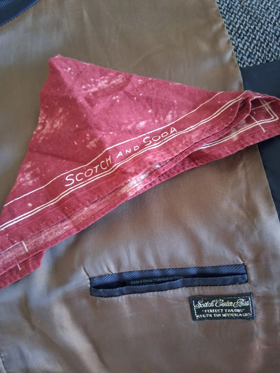 Scotch & Soda Vest Men's Size S/46 Grey Tweed - photo 5