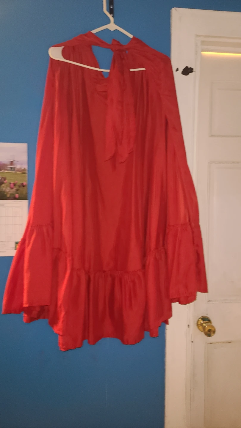 Red Mexican Folklorico Skirt - photo 2