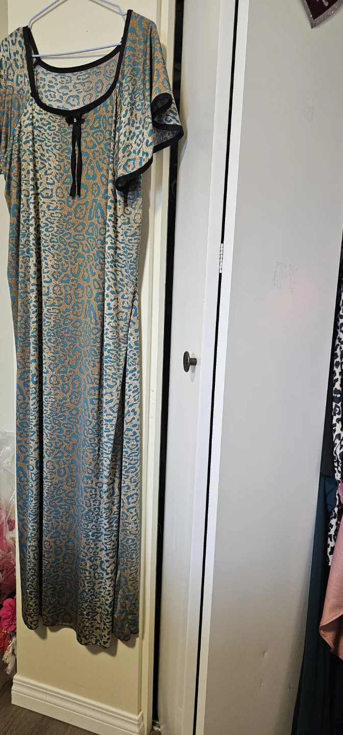 Women's Leopard Print Nightgown