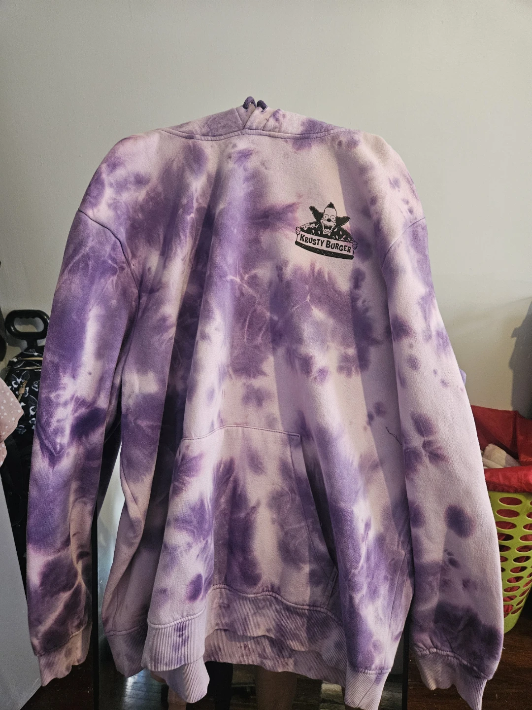 The Simpsons Krusty Burger Tie-Dye Hoodie - photo 3