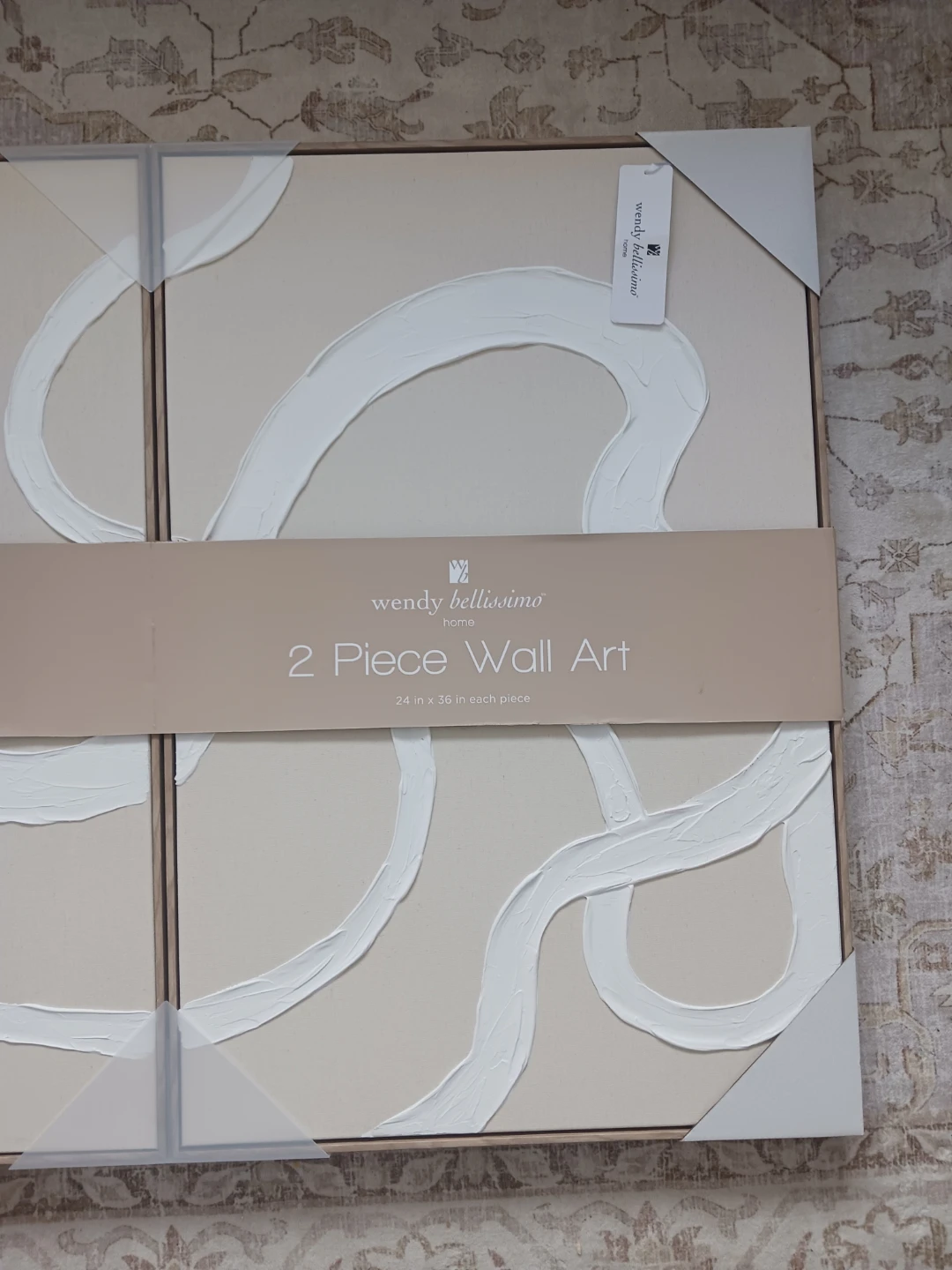 2 Piece Wall Art – Wendy Bellissimo Home (24” x 36” Each) - photo 3