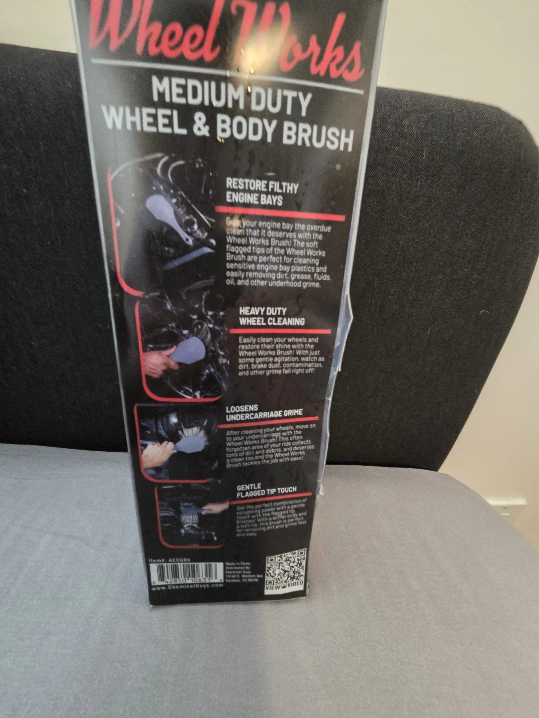 Chemical Guys Wheel Works Medium Duty Wheel & Body Brush - photo 3