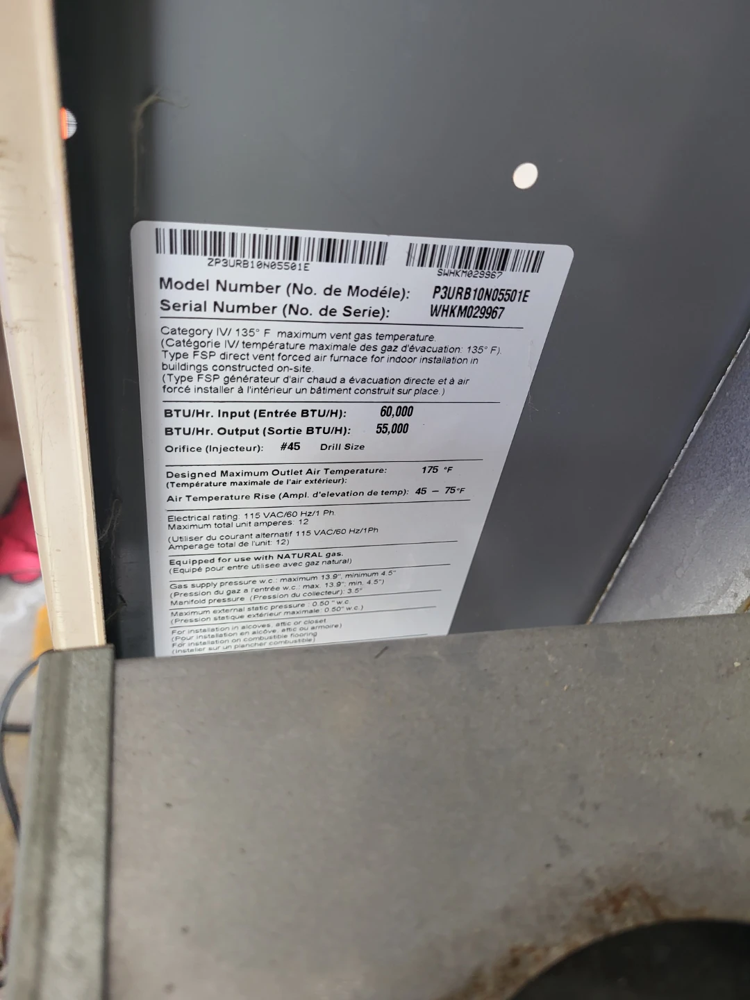 Armstrong Air Furnace - Parts Only, As Is - photo 4