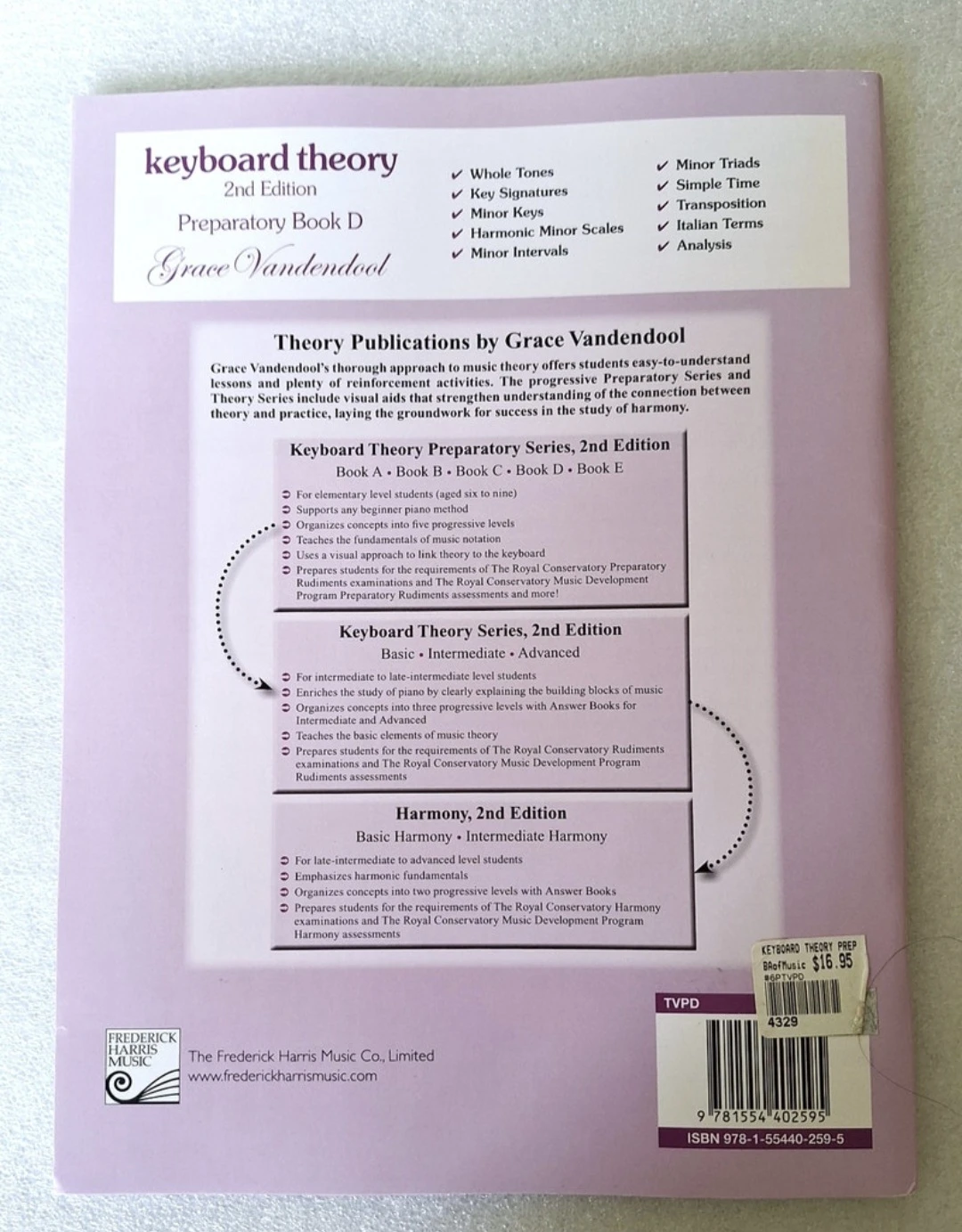 Keyboard Theory Preparatory Book D 2nd Edition - photo 2