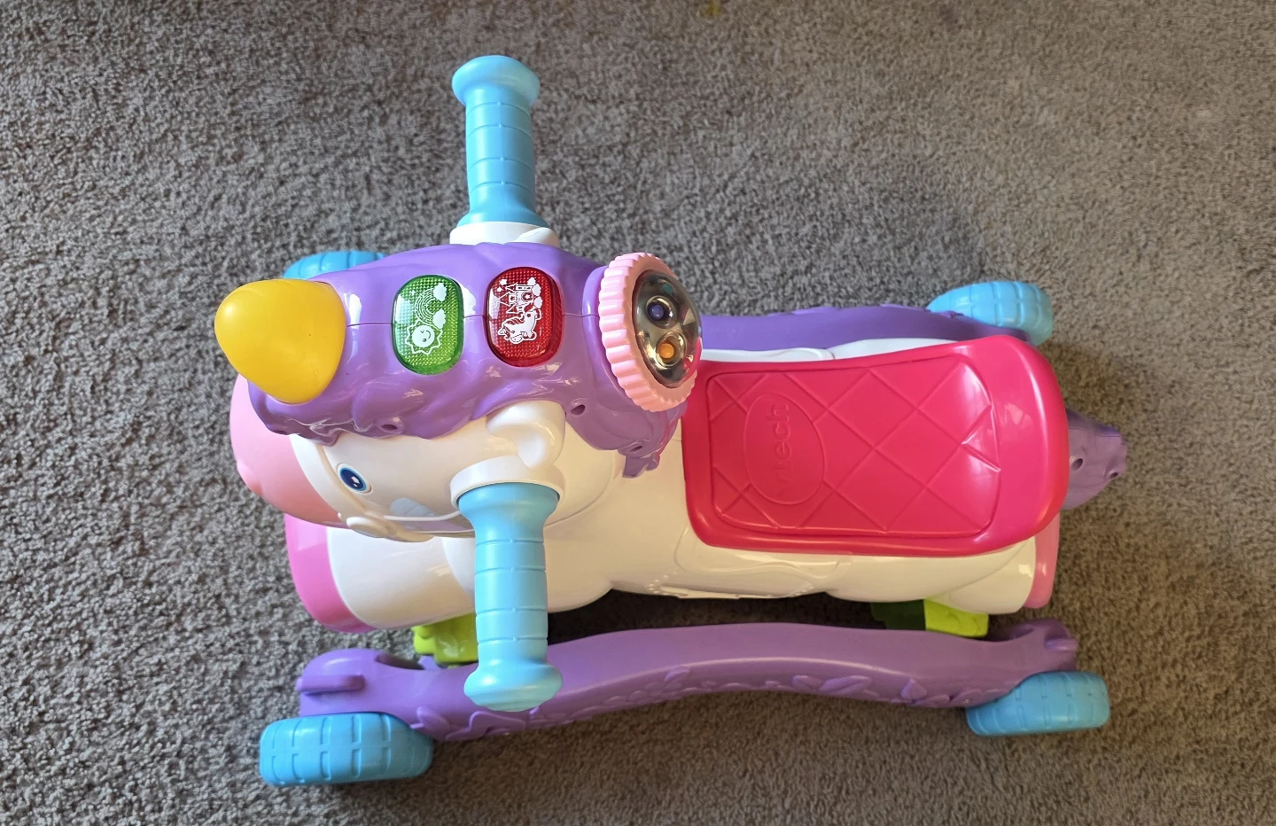 VTech Sit-to-Stand Unicorn Walker Ride-On Toy - photo 4