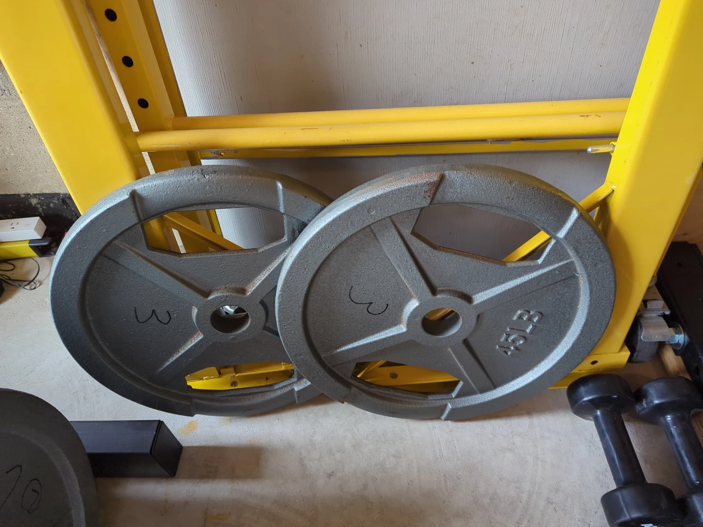 2 x 45 LB Weight Plates