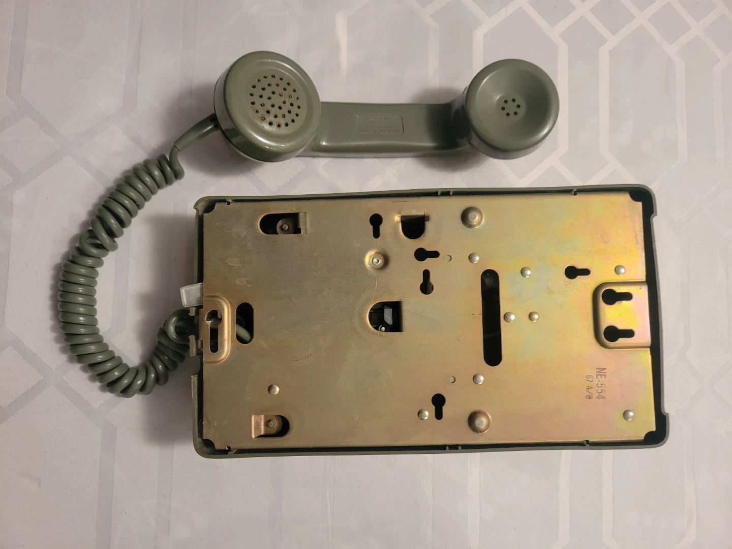 Vintage Rotary Dial Telephone - Green - photo 3