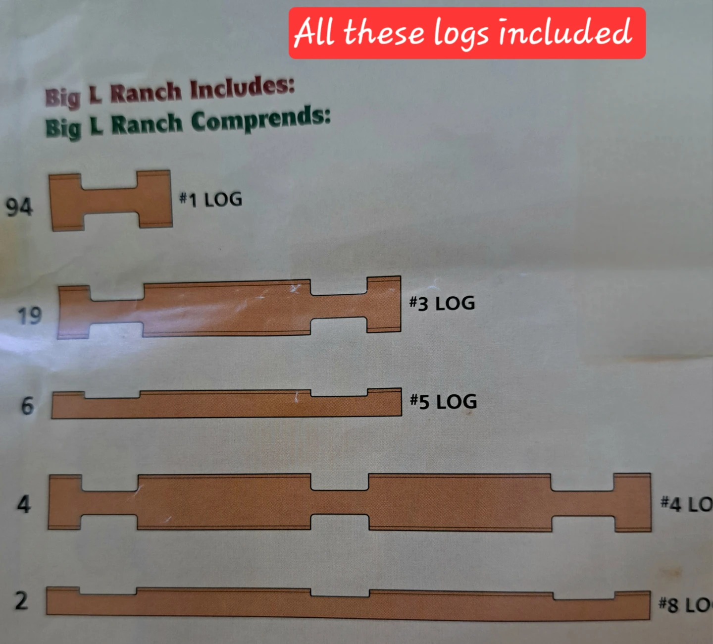 Lincoln Logs Big L Ranch Building Set - photo 4