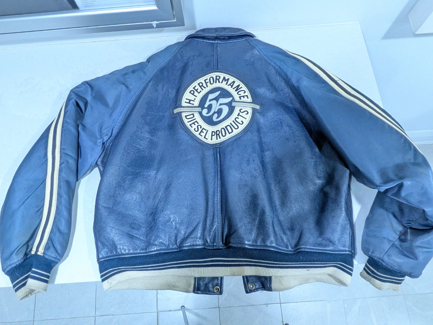 Vintage Diesel Leather Jacket rnens medium - photo 2
