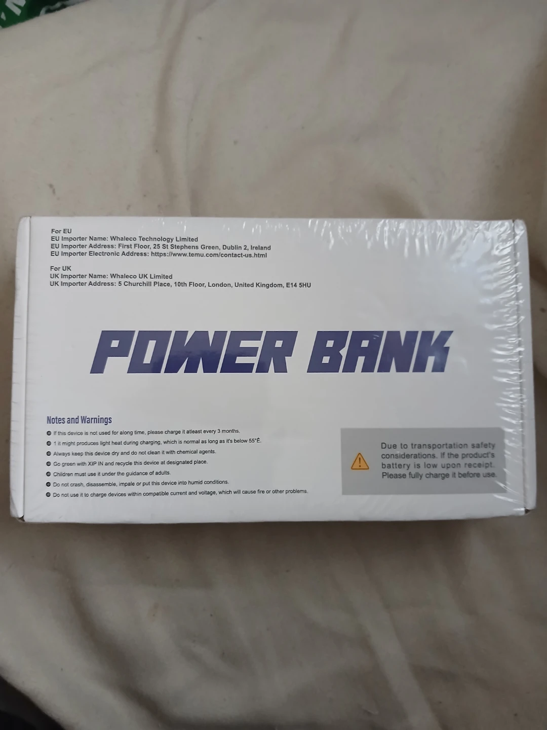 20000mAh Power Bank