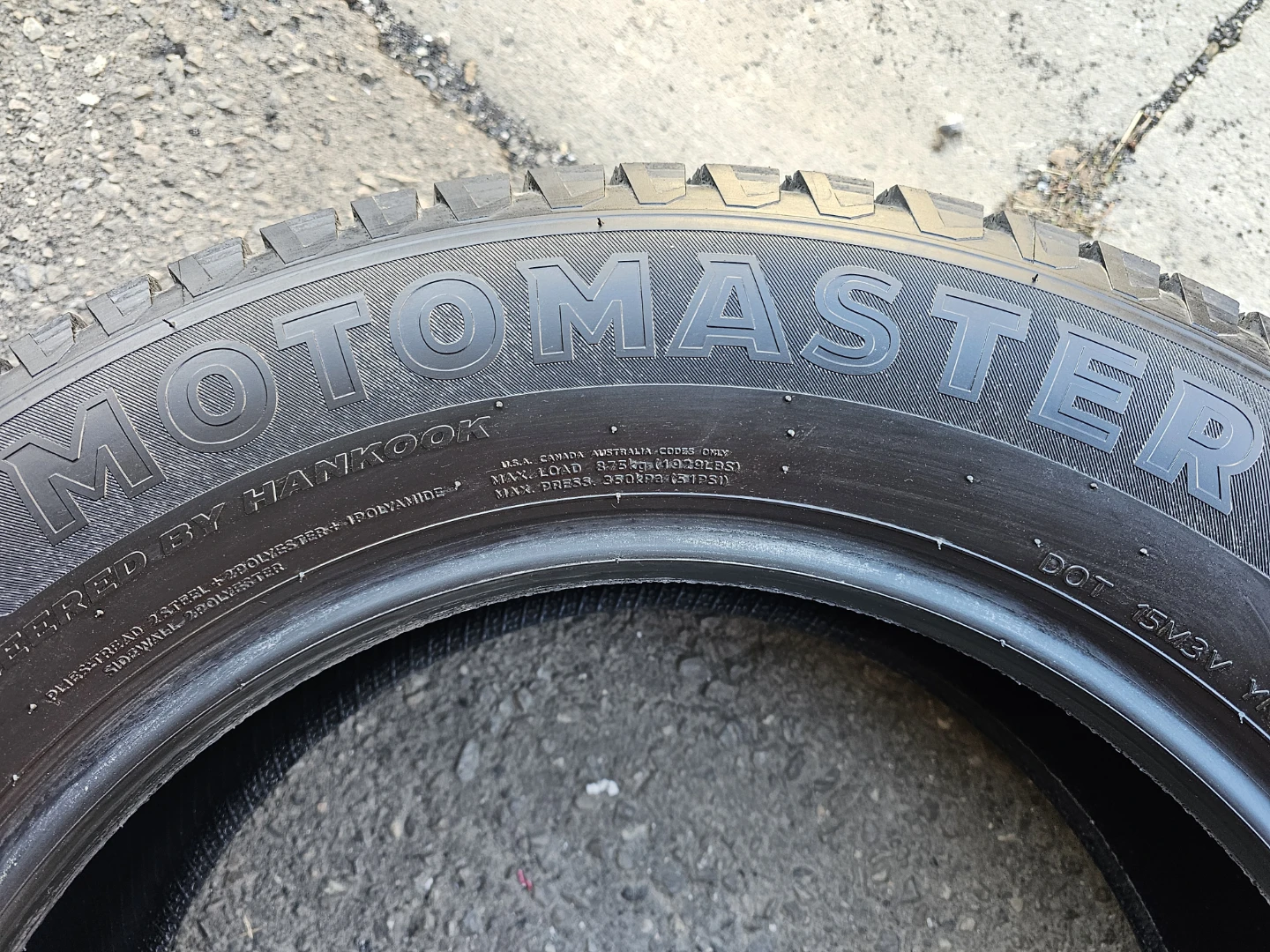 235/60 R18 MOTOMASTER WINTER TIRES - photo 3