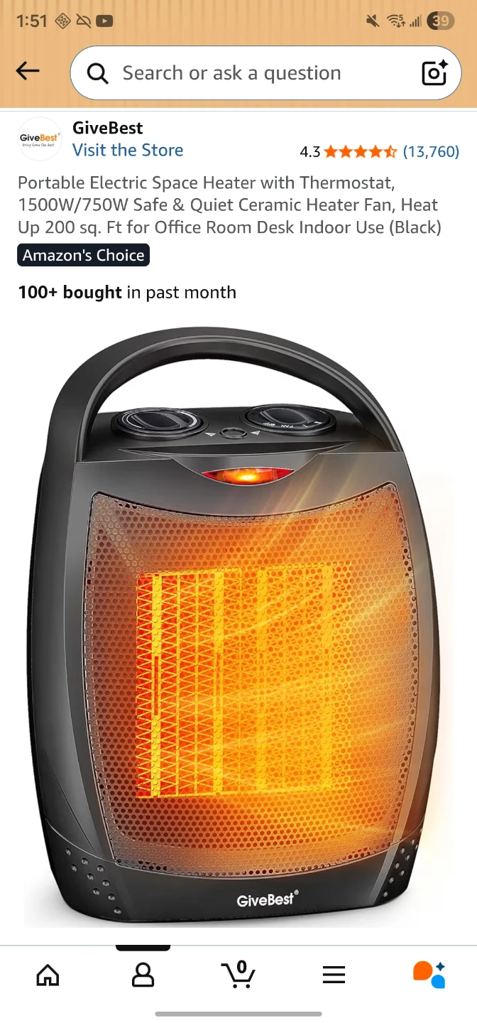 Ceramic Room Heater