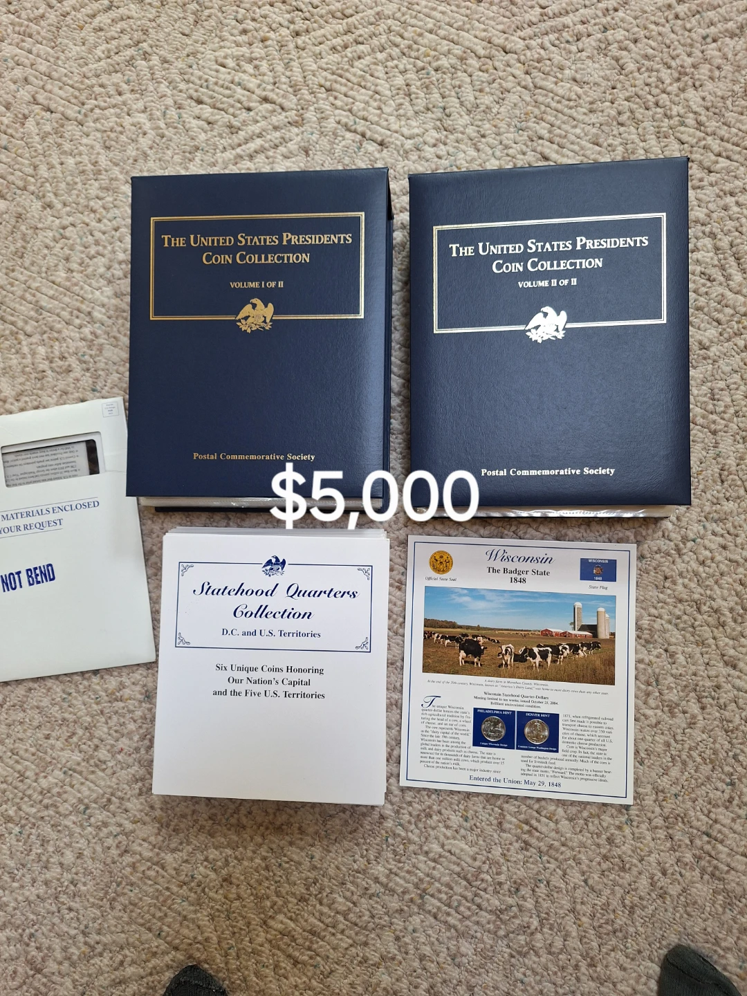 The United States Presidents Coin Collection Volumes 1 & 2