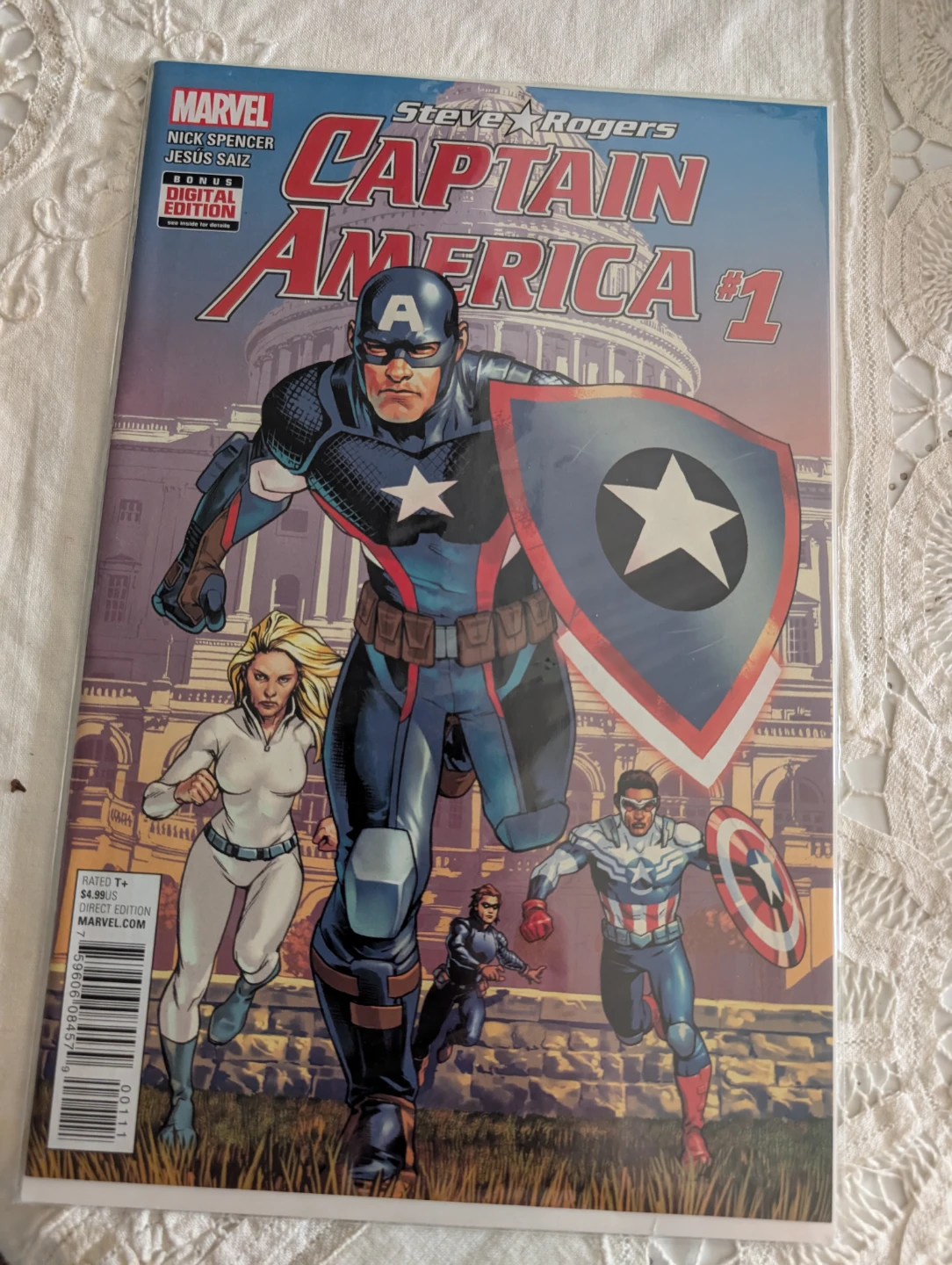 Steve Rogers Captain America #1 Comic Book