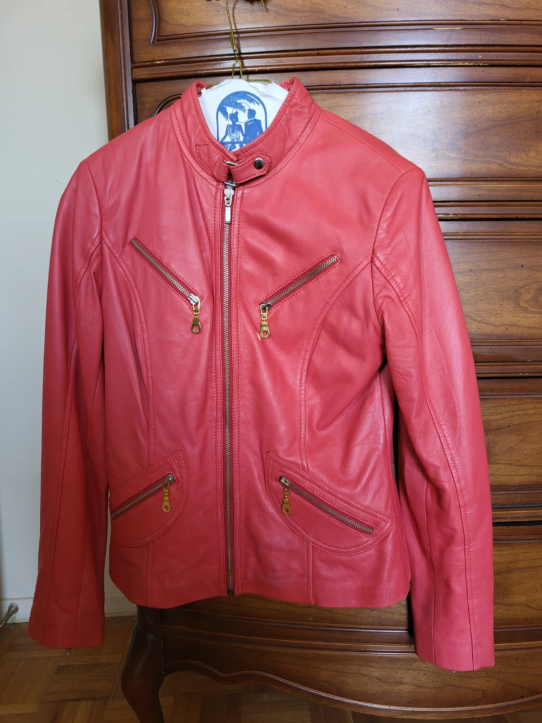 Pink Leather Jacket