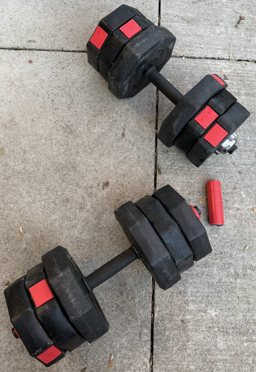 Adjustable and Connectable Dumbbells (Pair)