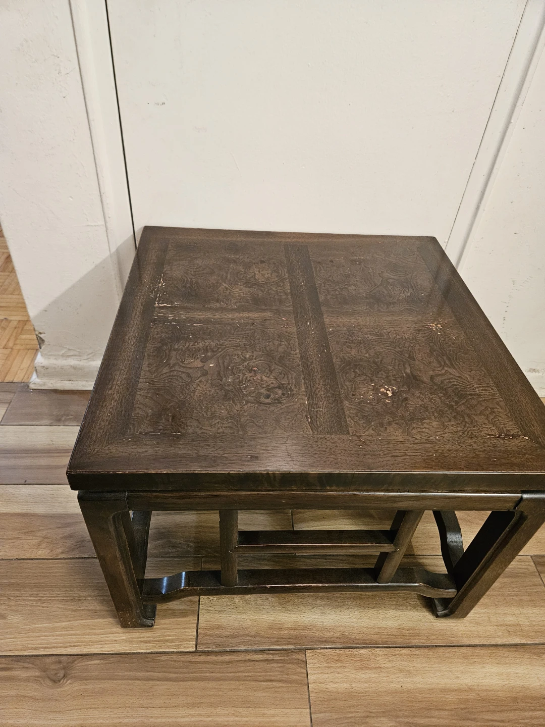 Vintage Wooden Side Table - photo 2