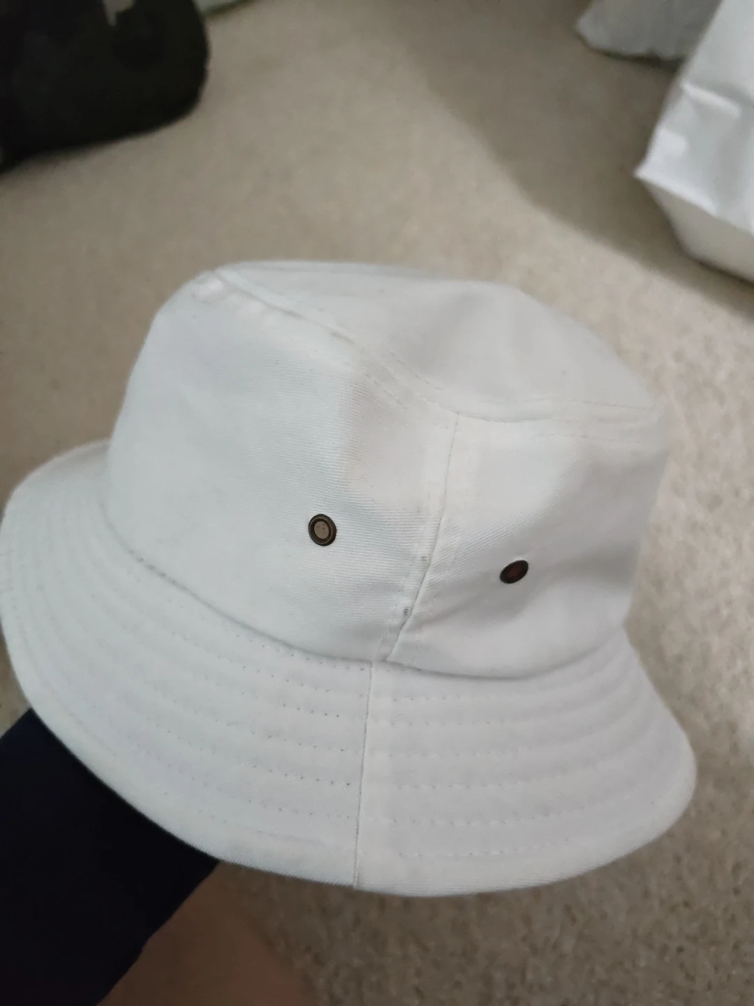 White Bucket Hat