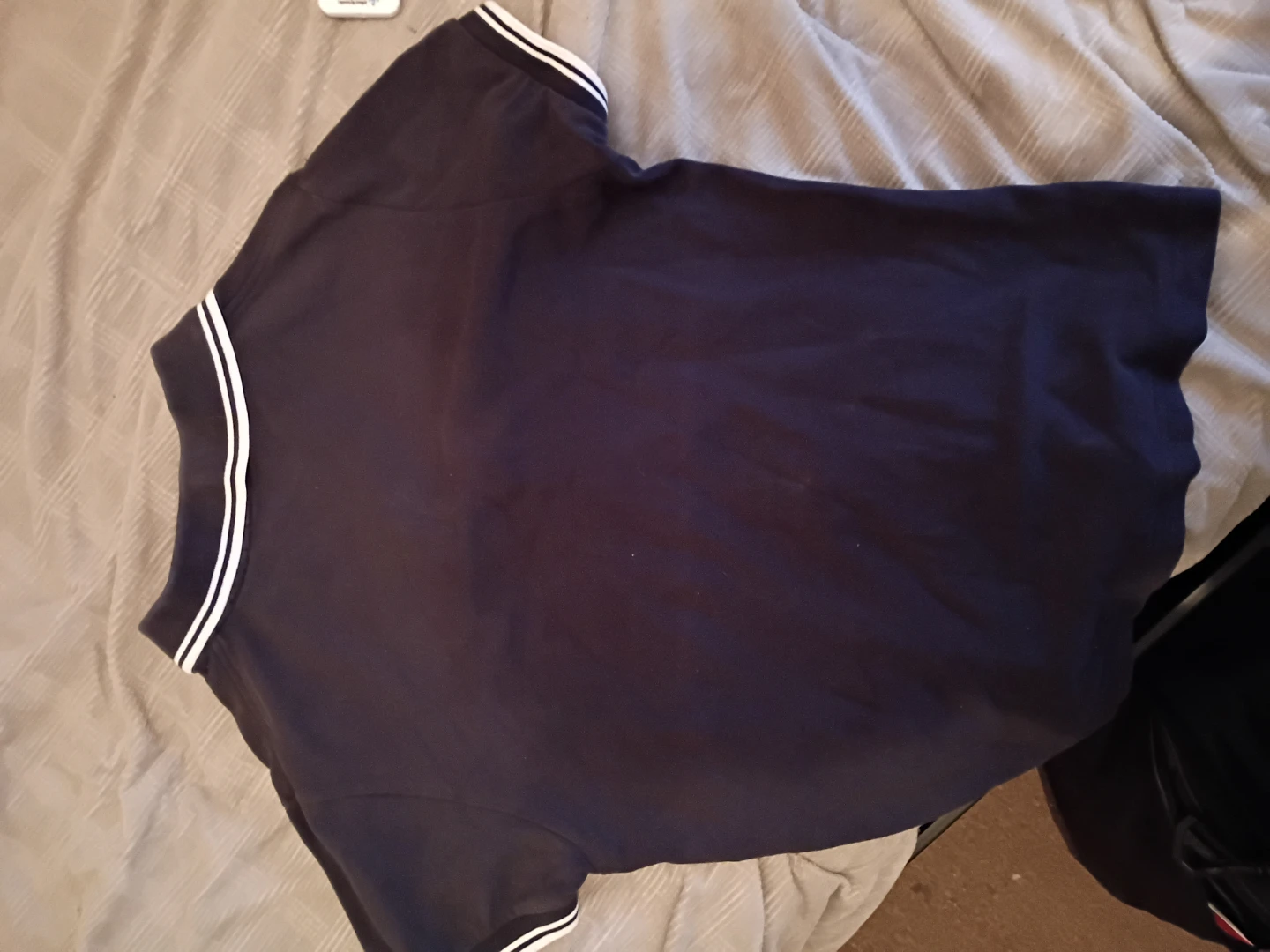 Moncler Navy Blue Polo Shirt - photo 3