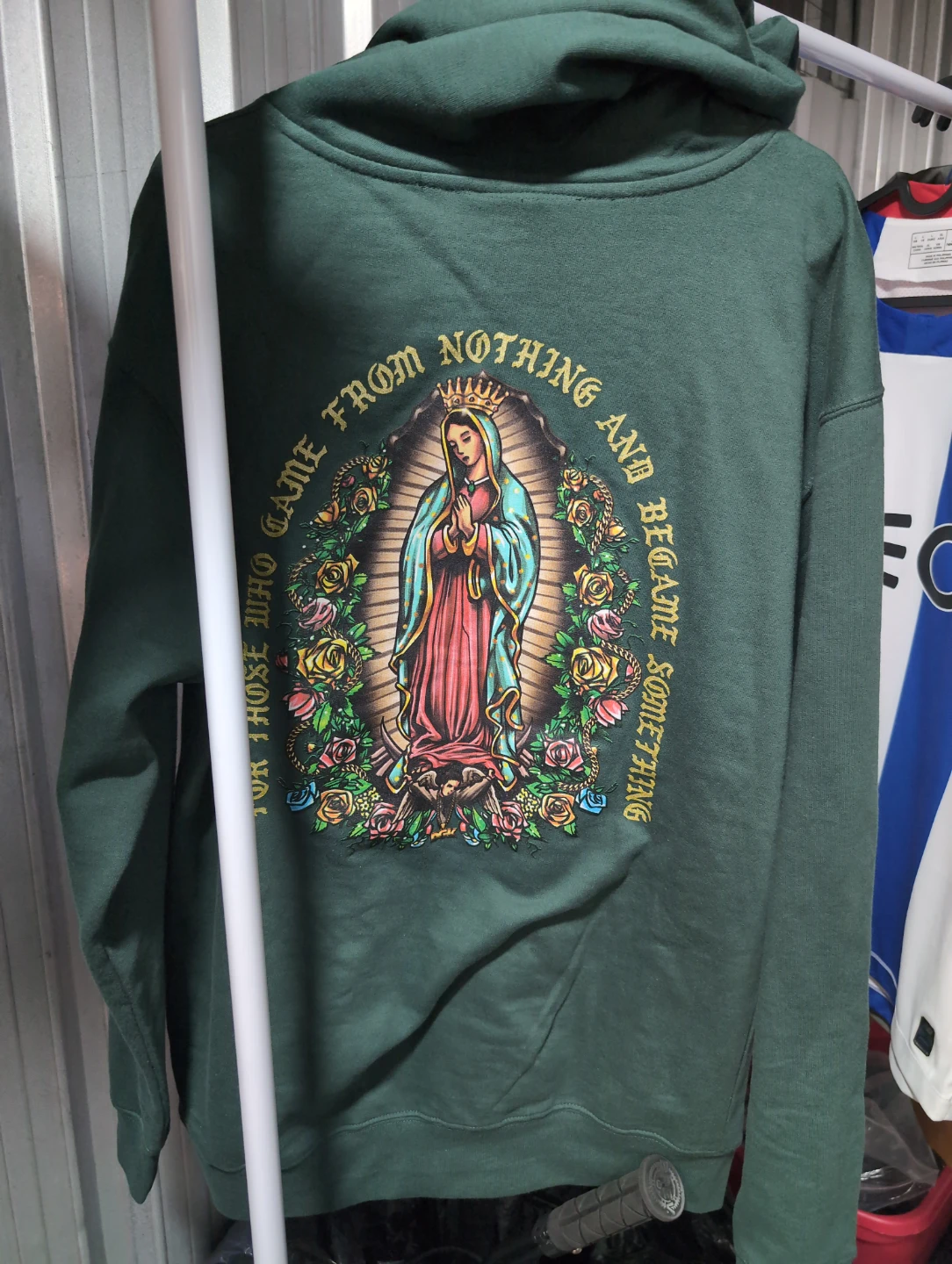 Green Our Lady of Guadalupe DGK hoodie