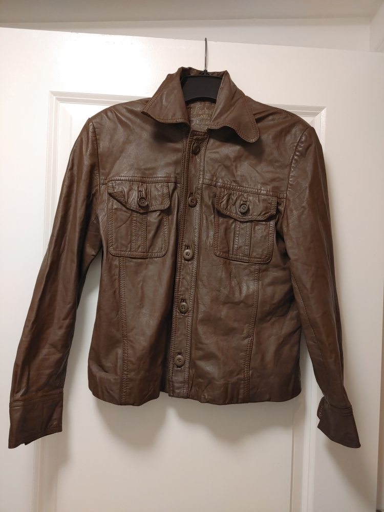 Women's  Genuine Leather Jacket size Small
