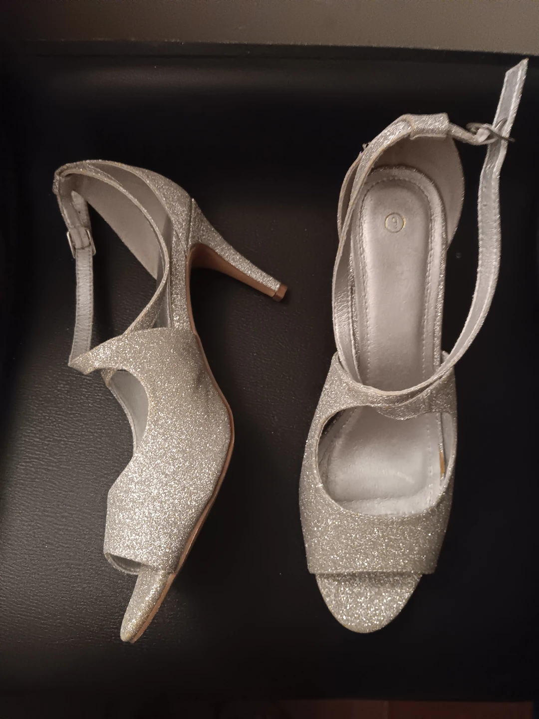 Silver Glitter Heels - photo 4