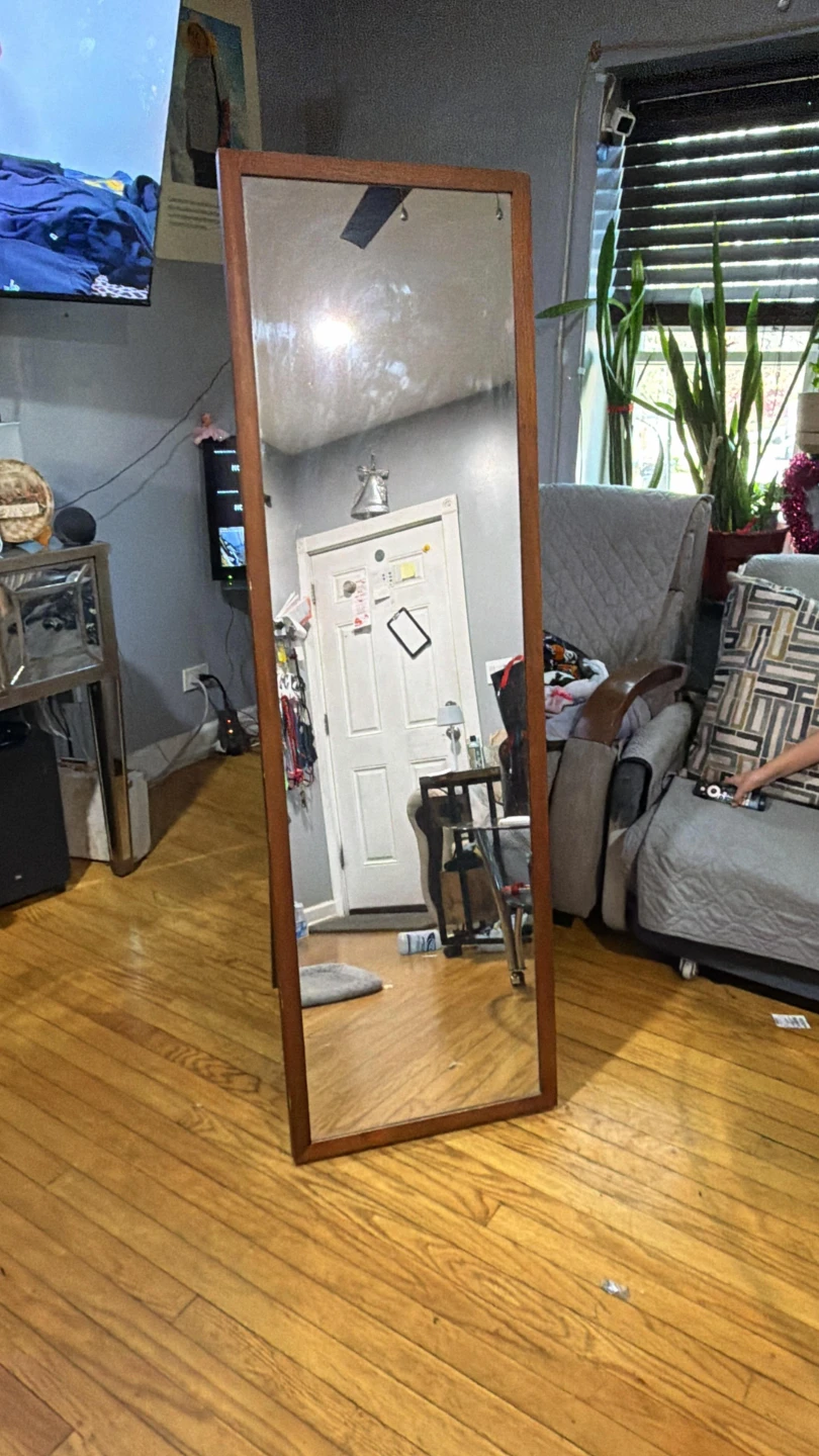 Wooden Full Length Standing Mirror