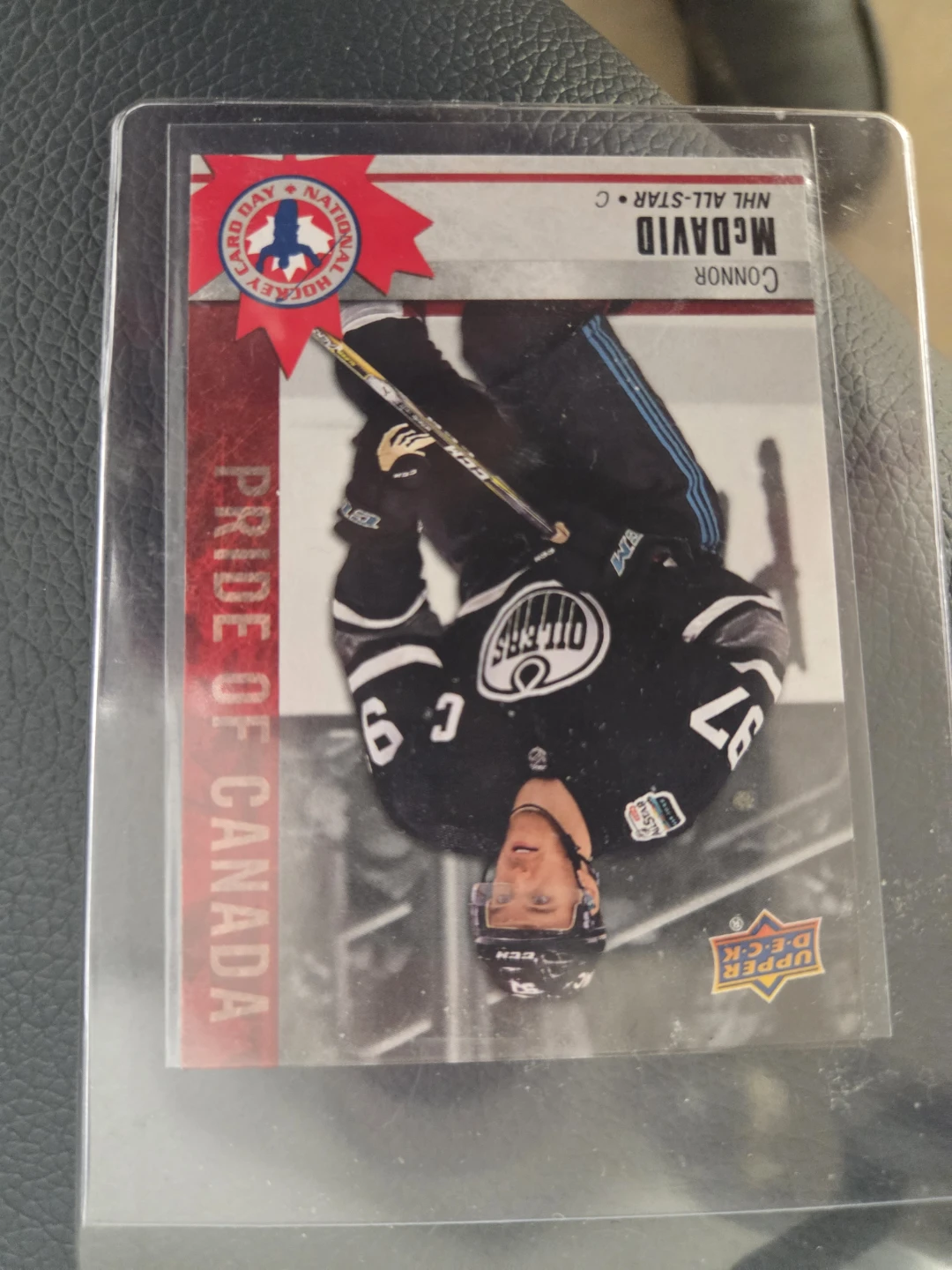 Connor McDavid 2020 NHL Upper Deck Hockey Card