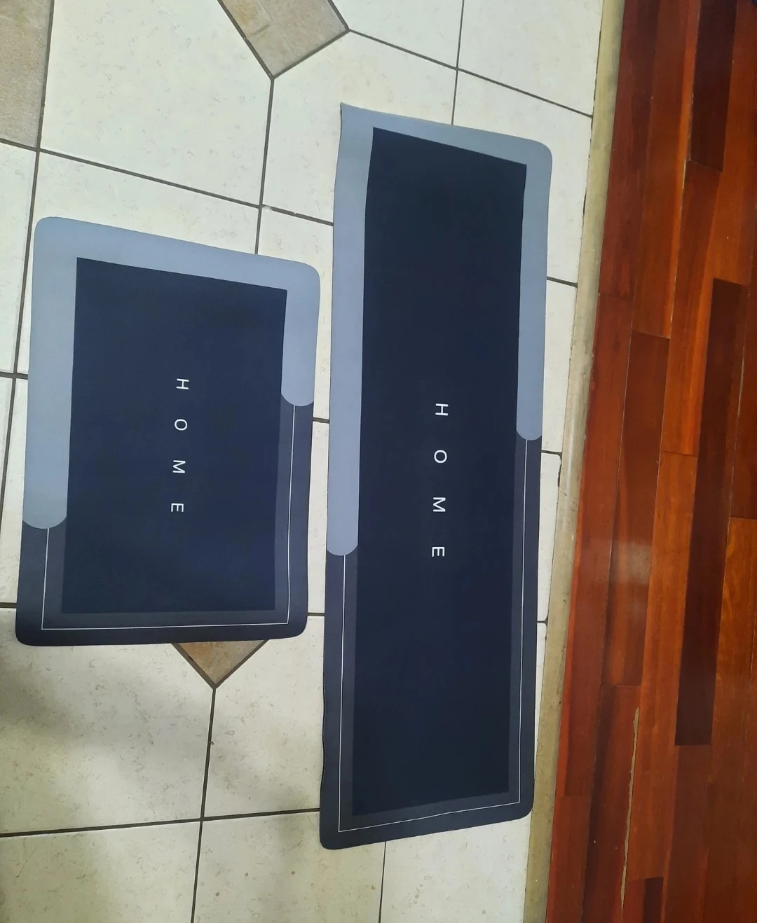 Set of 2 'HOME' Kitchen Mats