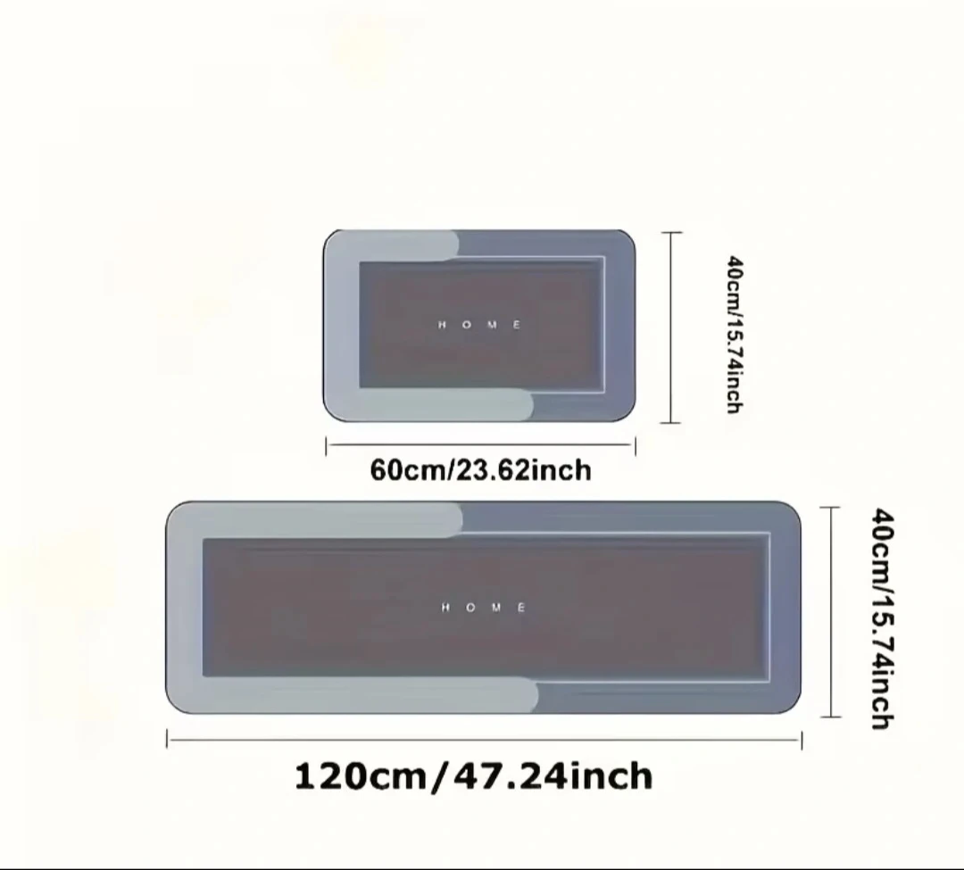 Set of 2 'HOME' Kitchen Mats - photo 2