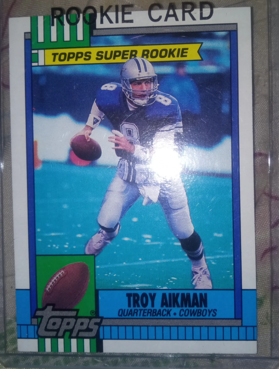 Emmitt Smith & Troy Aikman Rookie Cards - photo 2