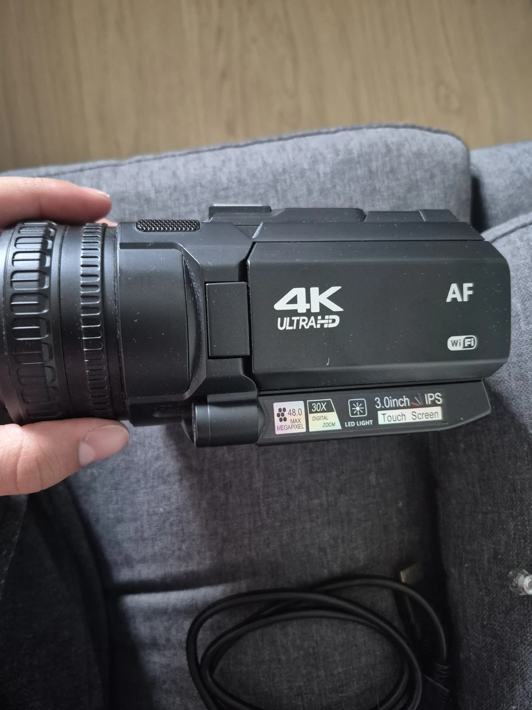4K Ultra HD Black Camera Camcorder - photo 2