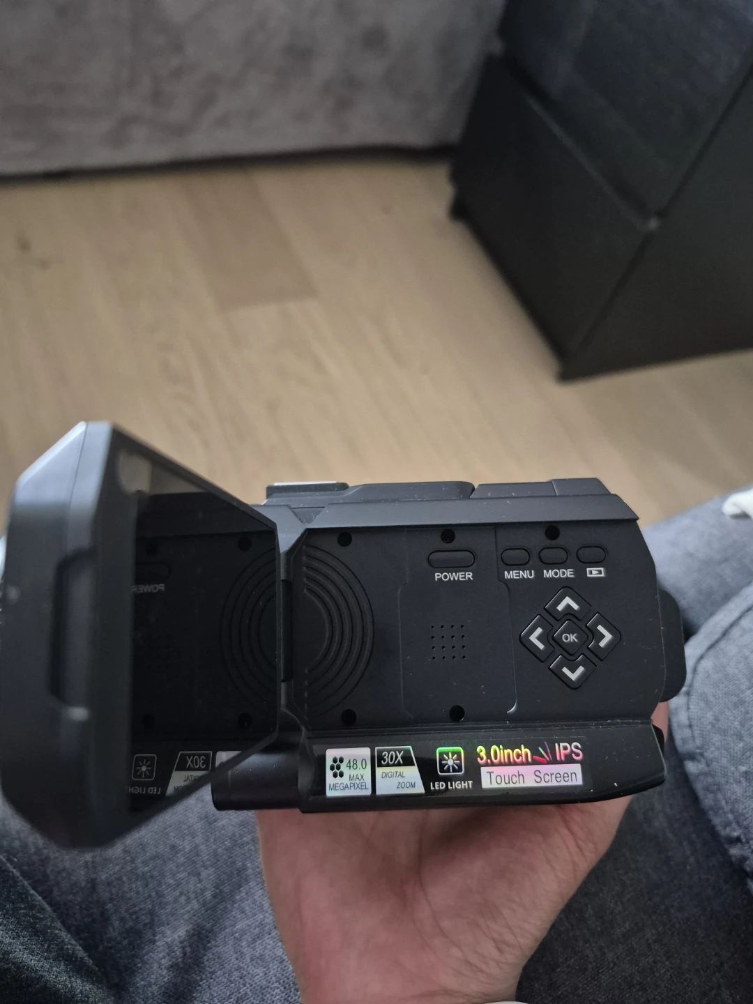 4K Ultra HD Black Camera Camcorder - photo 4