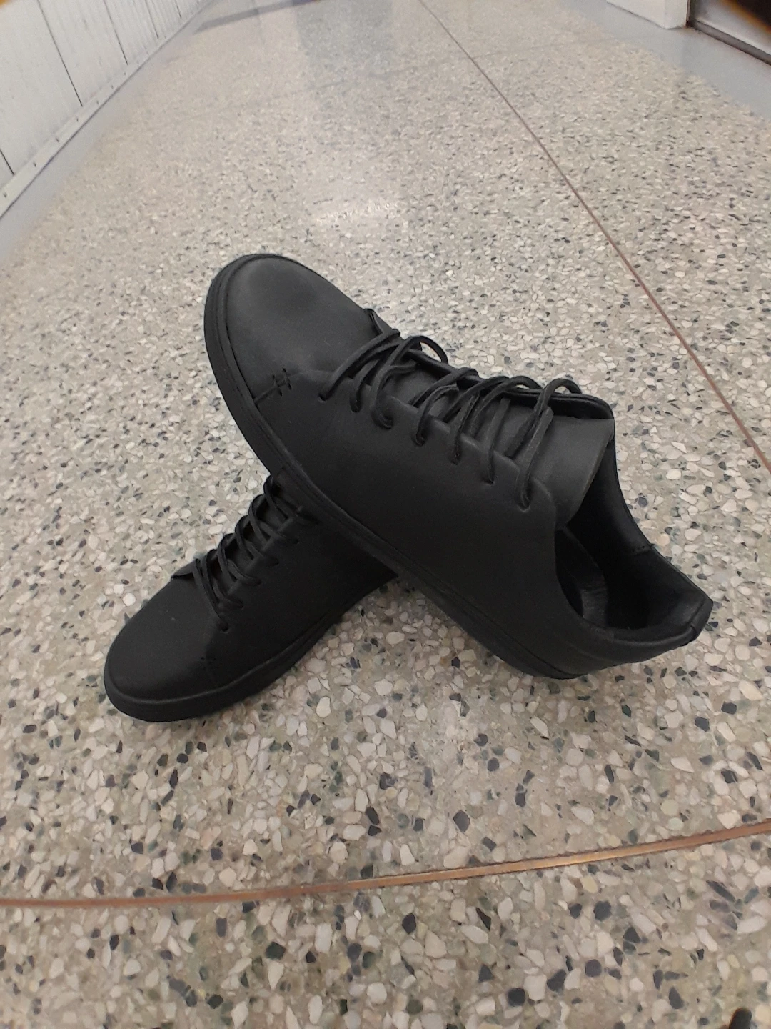 Thursday Boots "Scout" Black Leather Sneakers Size 11 - photo 3